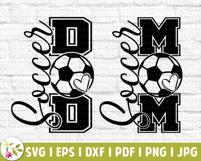 Soccer Mom SVG, Soccer Mom PNG, Kids Soccer Team Sport Product Image 4