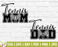 Tennis Mom SVG, Tennis Mom PNG, Kids Tennis Match Game Product Image 3