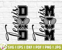Tennis Mom SVG, Tennis Mom PNG, Kids Tennis Match Game Product Image 4