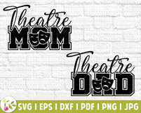 Theatre Mom SVG, Theatre Mom PNG, Kids Theatre Acting Play Product Image 3