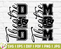 Theatre Mom SVG, Theatre Mom PNG, Kids Theatre Acting Play Product Image 4