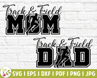 Track and Field Mom SVG, Track and Field Mom PNG, Boy Sport Product Image 3