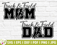 Track and Field Mom SVG, Track and Field Mom PNG, Girl Sport Product Image 3