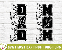 Track and Field Mom SVG, Track and Field Mom PNG, Girl Sport Product Image 4