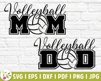 Volleyball Mom SVG, Volleyball Mom PNG, Kids Volleyball Game Product Image 3