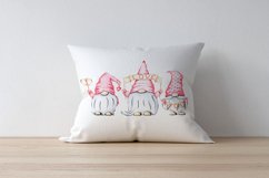 St valentines day watercolor gnomes sublimation png