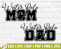 Water Polo Mom SVG, Water Polo Mom PNG, Kids Water Polo Game Product Image 3