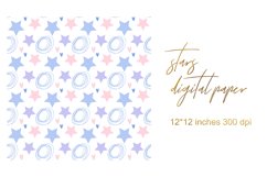 Stars Digital Paper JPEG Product Image 1
