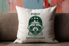 Funny Raccoon Equestrian SVG Horse Lover Design Product Image 2
