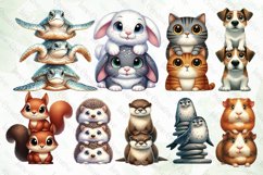 Stack Of Animals Sublimation Product Image 2