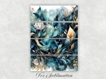 Stackable Mug Sublimation Designs - Floral 10 oz Mug Wraps Product Image 2