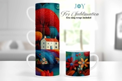 stackable mugs sublimation design