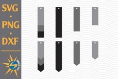 Stacked Earring SVG, PNG, DXF Digital Files Include Product Image 1