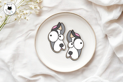 Funny Dog Stud Earrings Vol.1 | Dog Earrings Laser Cut Product Image 2