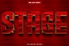Stage 3D editable text effect Product Image 1