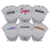 Cougars Team Spirit SVG Bundle | Cougars svg | school mascot Product Image 3