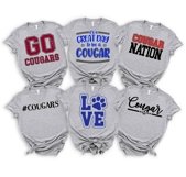 Cougars Team Spirit SVG Bundle | Cougars svg | school mascot Product Image 6