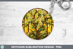 GorgeousStained Glass Keychain design.