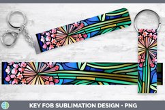GorgeousStained Glass Key Fob design.