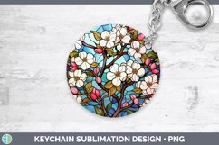 GorgeousStained Glass Keychain design.