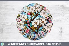 GorgeousStained Glass Wind Spinner design.