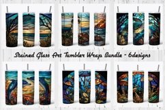 Stained Glass Art Tumbler Wrap Bundle Product Image 1