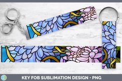 GorgeousStained Glass Key Fob design.
