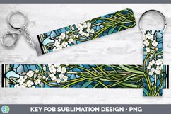 GorgeousStained Glass Key Fob design.