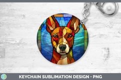 GorgeousStained Glass Keychain design.