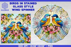 Summer Birds Wind Spinner Sublimation Template Bundle Product Image 3