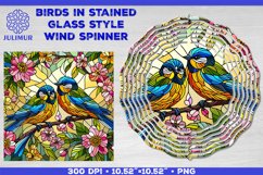 Summer Birds Wind Spinner Sublimation Template Product Image 1