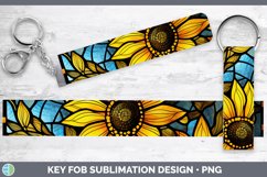 GorgeousStained Glass Key Fob design.