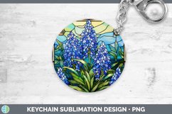 GorgeousStained Glass Keychain design.