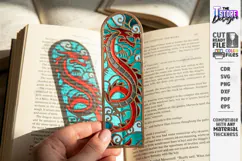 Stained Glass Bookmark Laser Cut | Faux Stained Glass Window Product Image 1