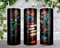 20Oz Skinny Tumbler | Book Lover Tumbler Product Image 2