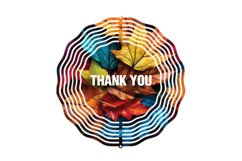 58 Fall Stained Glass Wind Spinner Sublimation Product Image 6