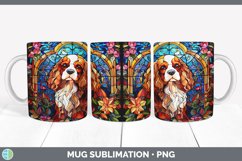 Bundle of six Painted Glass Cavalier King Charles Spaniels Mug Wrap designs.