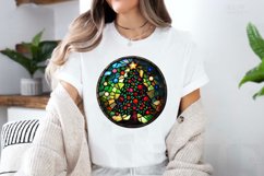 Stained Glass Christmas Tree Clipart Bundle Product Image 2