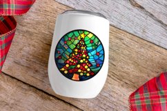 Stained Glass Christmas Tree Clipart Bundle Product Image 5