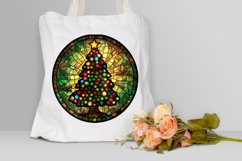 Stained Glass Christmas Tree Clipart Bundle Product Image 7