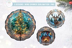 Stained Glass Christmas Wind Spinner Sublimation Bundle Product Image 1