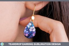 GorgeousStained Glass Teardrop Earrings design.