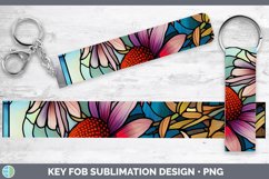 GorgeousStained Glass Key Fob design.