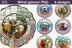 Stained Glass Wind Spinner Bundle | Wind Spinner Bundle Product Image 5