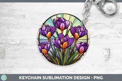 GorgeousStained Glass Keychain design.