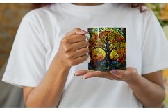 Stained Glass Tree | Mug sublimation design Product Image 2