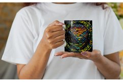 Stained Glass Sunset | Mug sublimation design Product Image 2