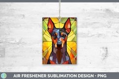 GorgeousStained Glass Dog Air Freshener design.