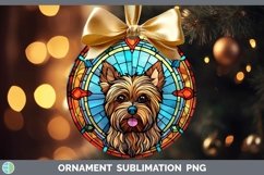 GorgeousStained Glass Dog Ornament design.