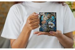 Stained Glass Flowers | Mug sublimation design Product Image 2
